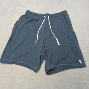 Vuori Shorts Mens Medium Blue Ponto Performance DreamKnit Drawstrings Soft